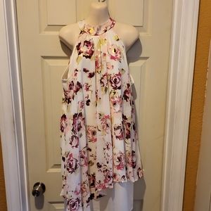 Wrapper Pink Gold Dress 1X